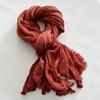 Herfst Winter Katoen Linnen Heren Sjaal Zacht Warm Neckerchief Korte Kwastjes Sjaals Casual Heren Accessoires Bufandas Sjaals