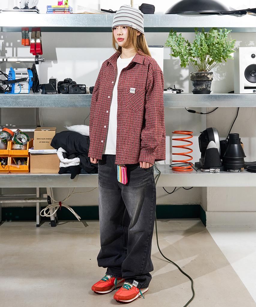 NOT NEW Nn Label Boucle Shirts Red