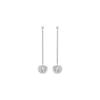 Fashion Silver Spiral Pierced Long Women Jewelry 5289027
