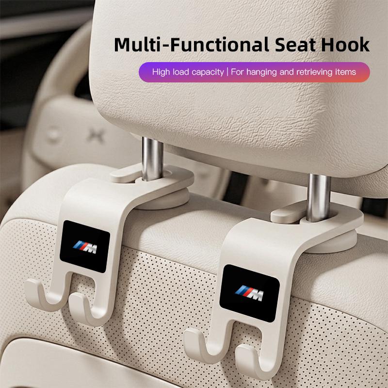 2026New Multi-functional Car Seat Back Hook Accessories Auto pendant For BMW X1 X2 X3 X5 X4 X6 X7 iX3 F20 F10 F07 E70 E46 E90