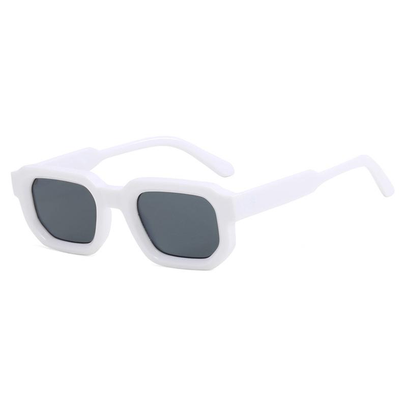 Popular Vintage Sunglasses Women Men Square Sun Glasses Punk Polygon Eye Glasses Goggle for Male Female Rectangle Sunglasses