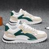 Zapatos de hombre de tendencia de verano con superficie de red transpirables para deportes de ocio, correr, adolescentes, papás, todo tipo de calzado de moda.