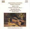 CD FELIX MENDELSSOHN-BARTHOLDY / MAX B - Violin Concerto / Violin Concerto N 8550111 Naxos 1988 Germany Classical Used