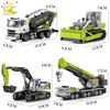 TOYS Engineering Truck Building Blocks Crane Bulldozer Excavator Car City Construction MOC Bricks Set For Children Kids