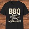 Men's and Women's T-shirts BBQ Philosopher T-Shirt, Funny Grill Master Shirt, Barbecue Lover Gift