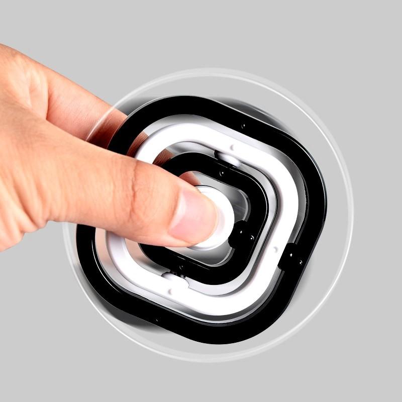 Hračka 3D Infinity Flip Spinner Hračka pre dospelých s gyroskopom na končeky prstov Dekompresná prstová senzorická hračka pre deti s gyroskopom
