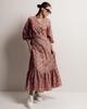 Summer Dress Long with Flowers Samsara 6672 36 Pink