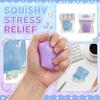 Stress Relief Squeeze Toy Soft Sensory Fidget for Hand Exercise Relaxation and Focus Suitable for Home Office School Use