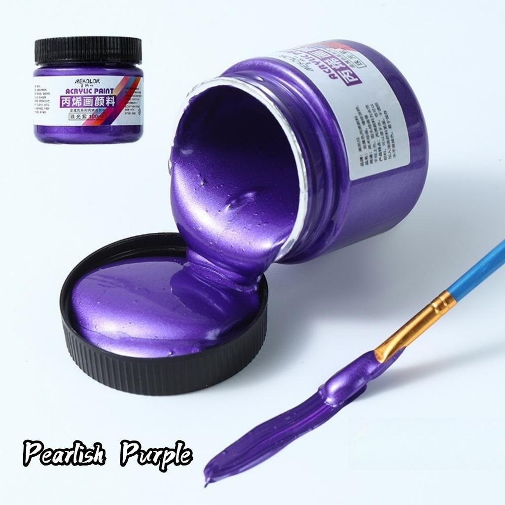 100ml Dual Chrome Color Shift Acrylic Paint Metallic Body Cosmetic Holographic Pigment Powder for Car Motorcycle Helmets DIY