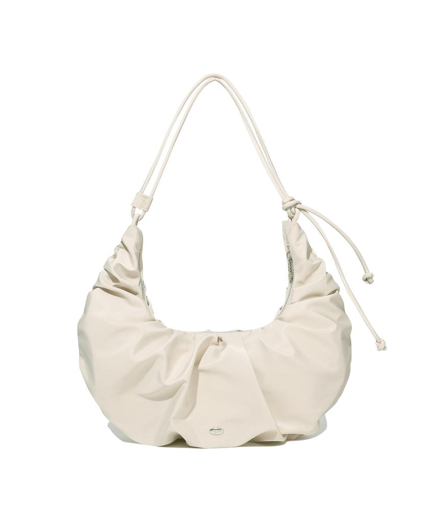 Covernat Woman Clover Heart String Hobo Bag Light Beige