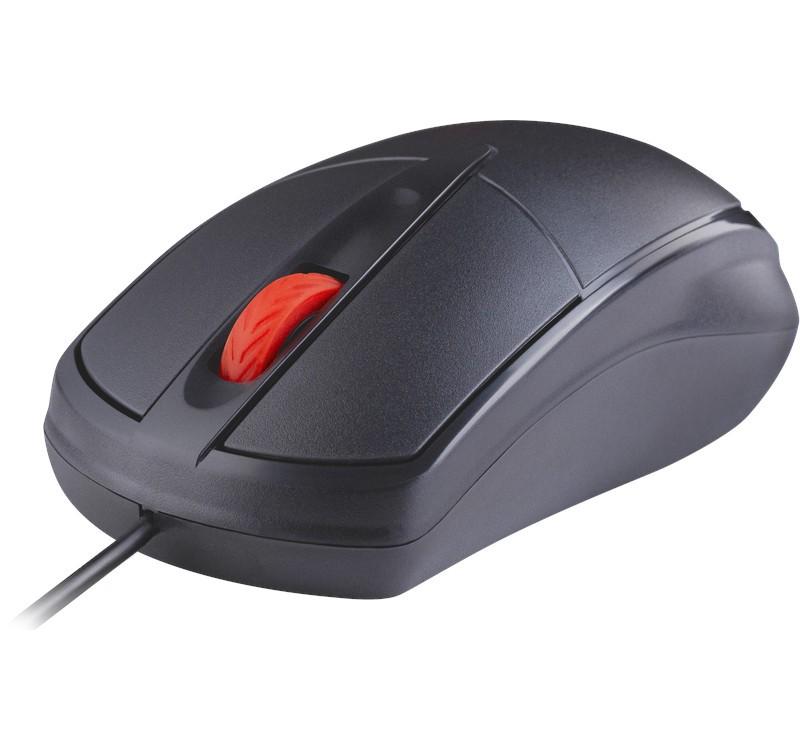WIRED MOUSE SILENT CLIC K ICON MB-057 BLACK