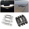 Für Volkswagen VW Passat B6 B7 2005-2015 Kohlefaser Refit Chrom Türgriffabdeckung Zierleiste Schutzaufkleber Auto-Styling