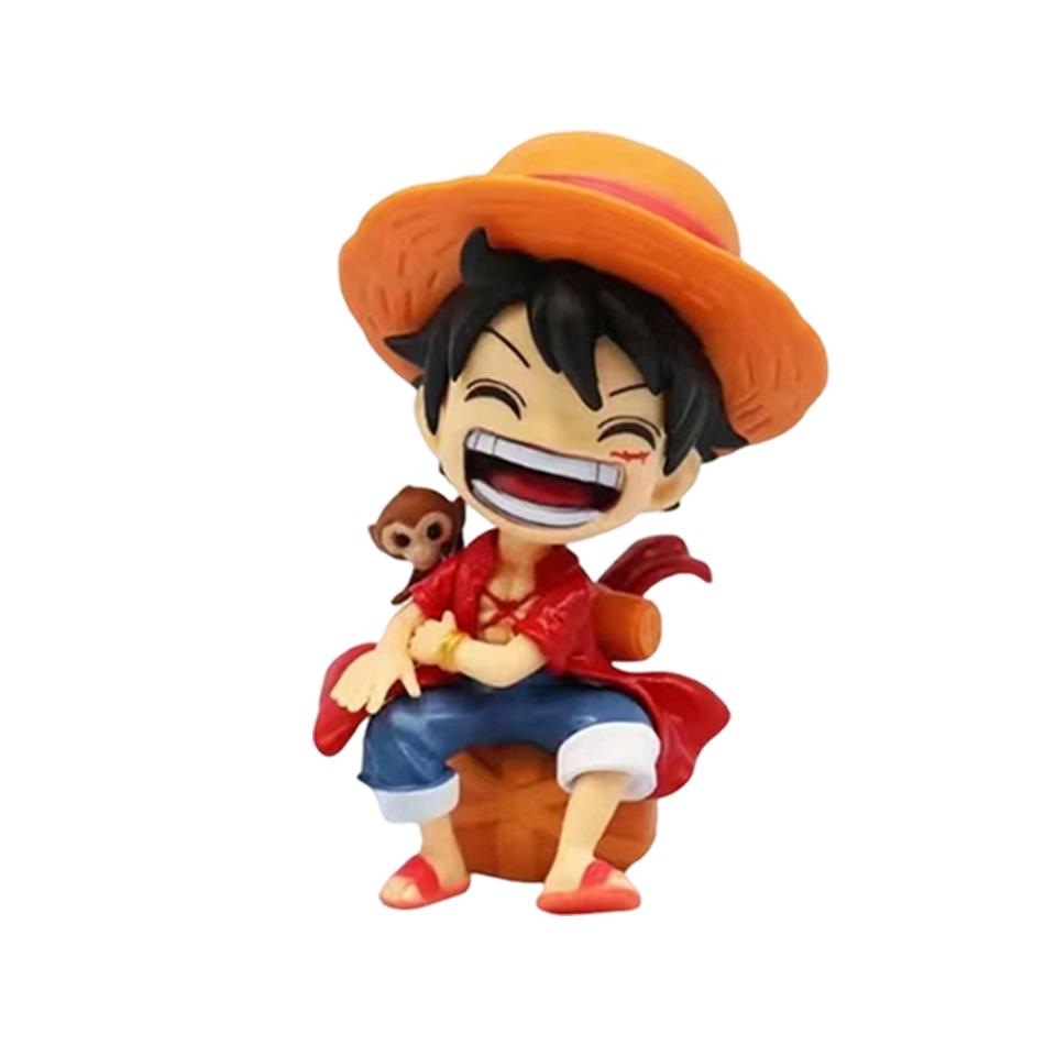 Nouvelle figurine One Piece Luffy Zoro Sanji Portgas D.Ace Yamato version Q dessin animé personnage anime Collection de Noël anniversaire jouets Chaud