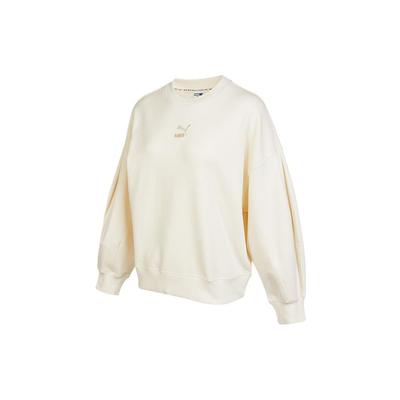 FW22 Brand Logo Print Solid Color Crew Neck Pullover Sweatshirt Women Sweatshirt Off-White 673570-99
