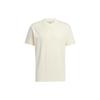 Jednofarebné športové tričko s okrúhlym výstrihom Neo Unisex Top Béžová HS6813