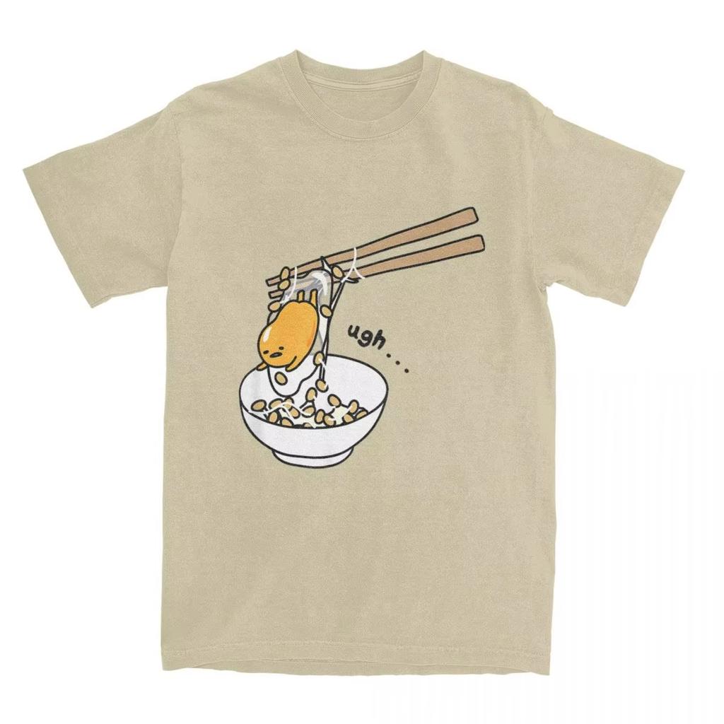 Gudetama Hůlky Tričko Pánské Dámské Novinka Bavlněná Trička Kulatý Výstřih Krátký Rukáv Trička Letní Topy