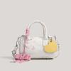 Bows Boston Bag - Mini Handbag for Carrying, Crossbody Bag, Small Bag