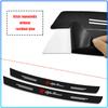 1 pièce Autocollant Protecteur de Pare-chocs Arrière de Coffre de Voiture en Fibre de Carbone Pour Alfa Romeo 147 159 156 Giulietta Giulia Mito Spider Alpha Appui-tête Alpha
