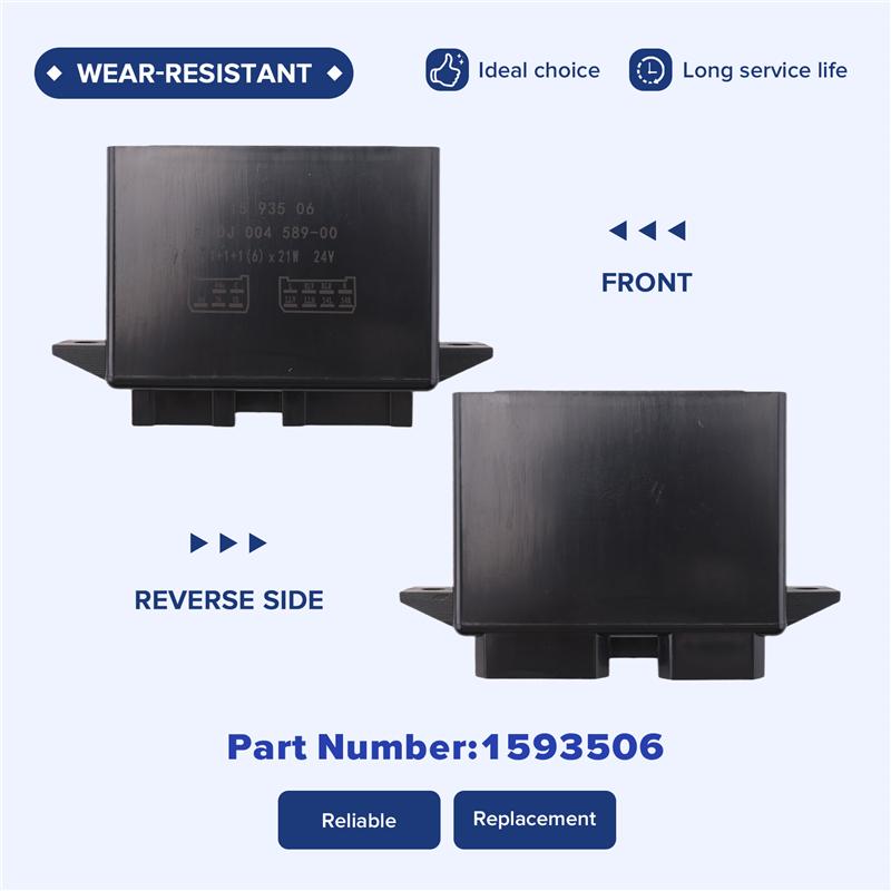 ABLZ-1593506 For Volvo FL12 B12 NL10 Car Indicator Flasher Unit Flasher Relay Electric Relay