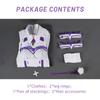 HOLOUN Zero Anime Emilia Cosplay Costume Wig Embroidered Top Skirt Convention Halloween Outfit
