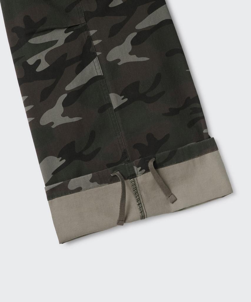 Musinsa Standard Camouflage Extra Wide Cargo Pants [Khaki/Camo]