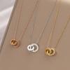 Women's Roman Numeral Zirconia Clavicle Necklace – Titanium Steel, Colorfast, High-End Luxury Design