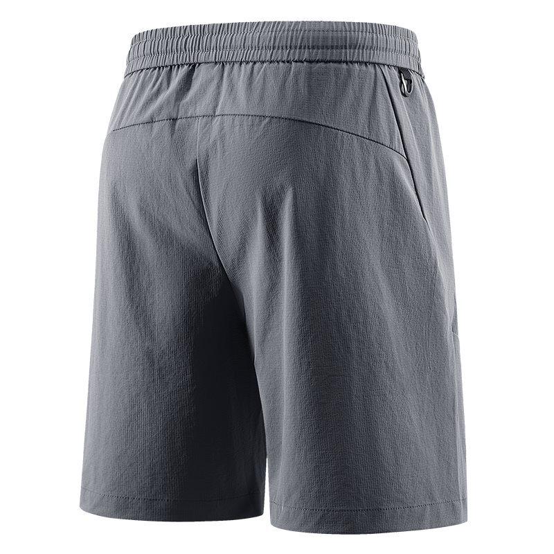Men's Quick-Dry Ice Silk Sports Shorts - Summer Casual Fitness Capris for Running & Beach