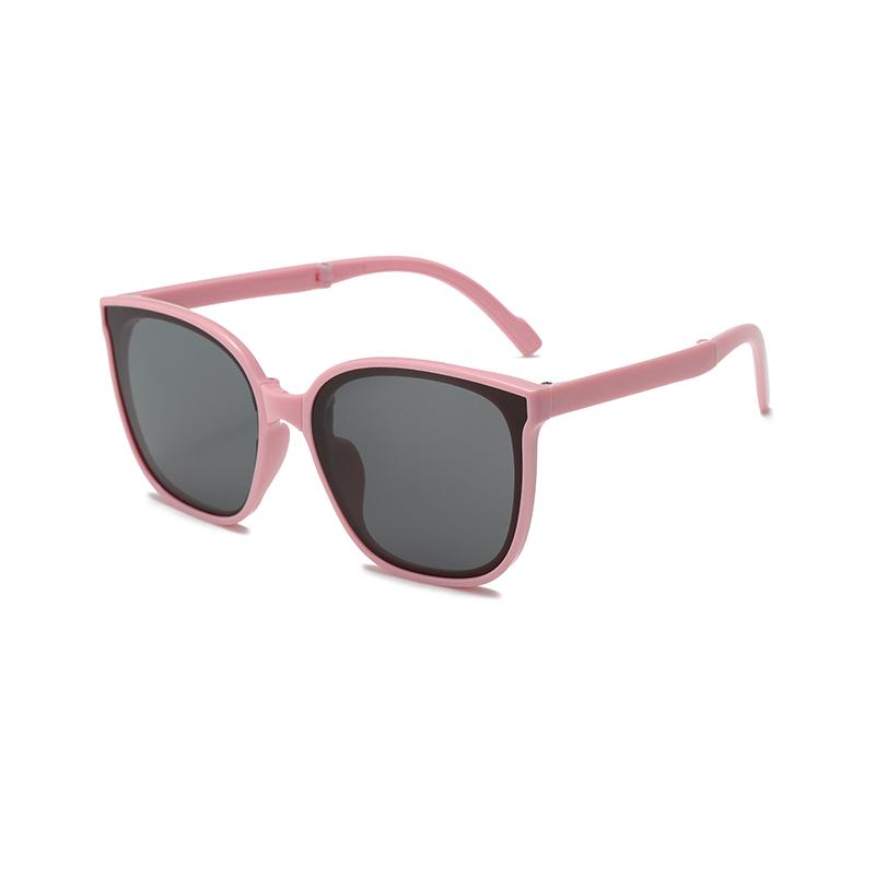 New Fashion Girls Square Sunglasses Vintage Baby Childrens Korean Sunglasses Boys Folding UV Resistant Outdoor