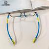 Children'S Optical Mirror Frame, Anti-Blue Lens, Primary School Student Reading Glasses, Anti-Skid Foot Cover