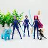 ???  6PCS Anime Kpop Demon Hunters Figure Model Toy Cartoon Gaming Peripherals Desk Decoration Collection Kid Gift