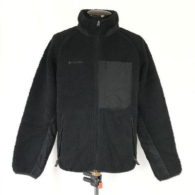 Columbia Archer Ridge II Boa Fleece Jacket Men M Black PM3487(USED)