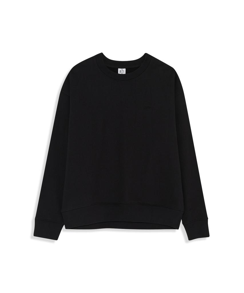 Howeeo Relaxed Heavyweight Sweatshirt - Black