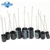 120PCS Aluminum Electrolytic Capacitor 16V 25V 50V 12 Values 1UF 2.2UF 3.3UF 4.7UF 10UF 22UF 33UF 47UF 100UF 220UF 330UF 470UF