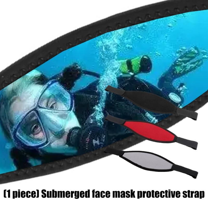 Universal Snorkels Mask Protective Band Durability Neoprene Design For Frequent Diver And Swimmers