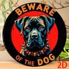 Vintage Round Metal Sign 20cm Aluminum 2D Flat Wall Art Home Decor