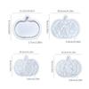 NUEVOS Moldes de Silicona para Halloween y Navidad Reutilizables Molde de Resina con Forma de Casa de Calabaza Moldes para Fundición de Velas DIY para Decoración del Hogar en Fiestas