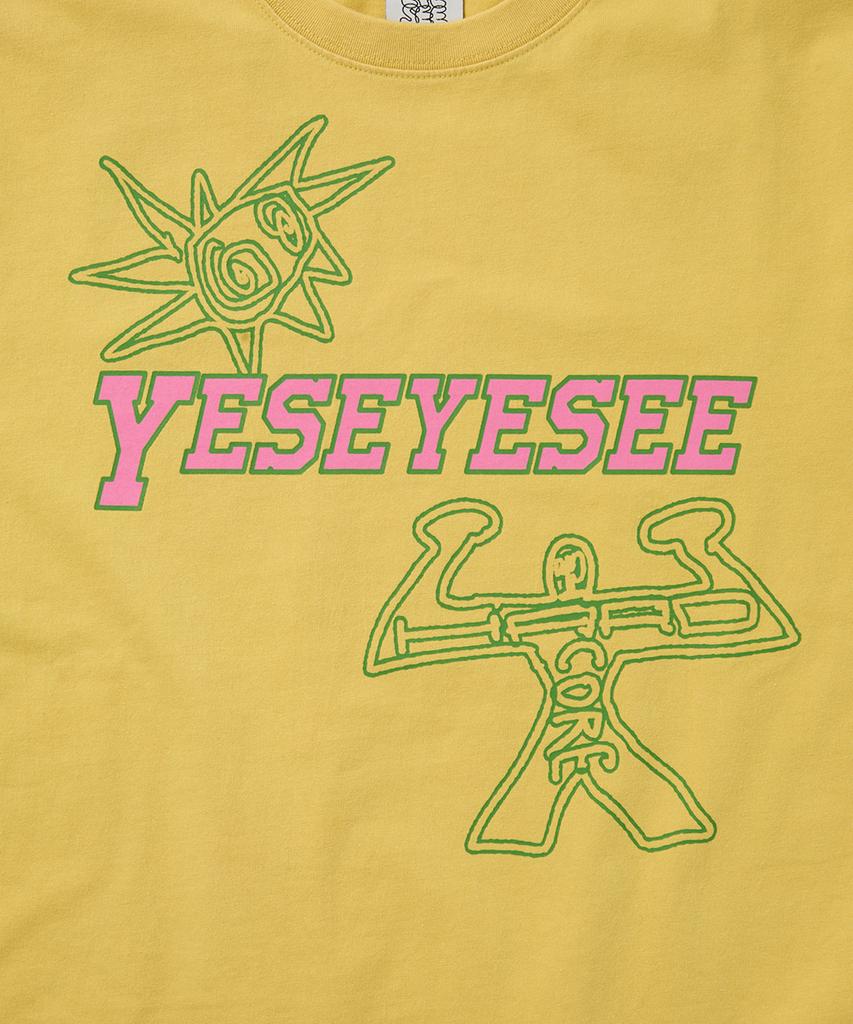 YESEYESEE Hardcore Tee Yellow