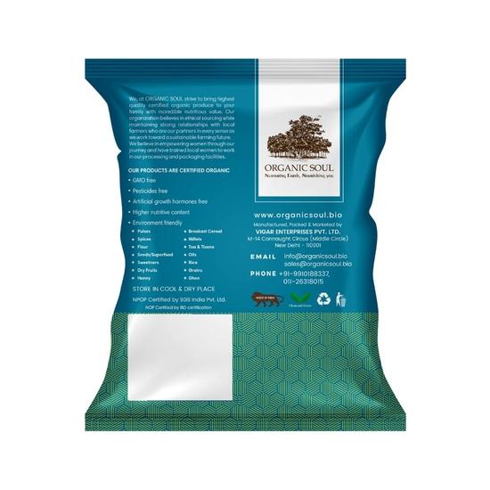 Farinha Orgânica de Ragi | Farinha de Painço Dedo 900g /Nachni Satva/Orgânico Certificado/Certificado NPOP