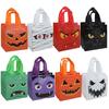 8 szt. Halloweenowe torebki prezentowe z włókniny Dynia Duch Cukierki Przekąski Torba do pakowania Materiały do dekoracji domu na imprezę Halloween Upominki dla dzieci