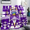 1PC Royal Sporting Club Anderlecht Patterned Flannel Blanket Suitable For All Seasons for Home Decor Warmth and Comfort Gifts Holiday Present