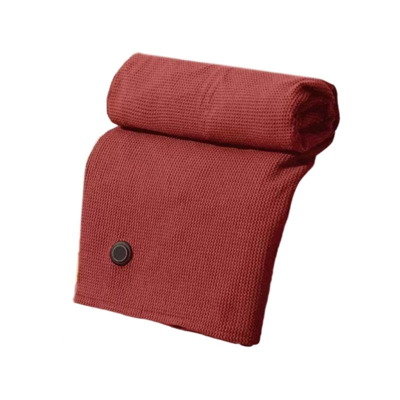 Double Use Electric Shawl Heating Pad Wearable 3 Heat Wrap USB Powered Large Pouches Polyester Fabric