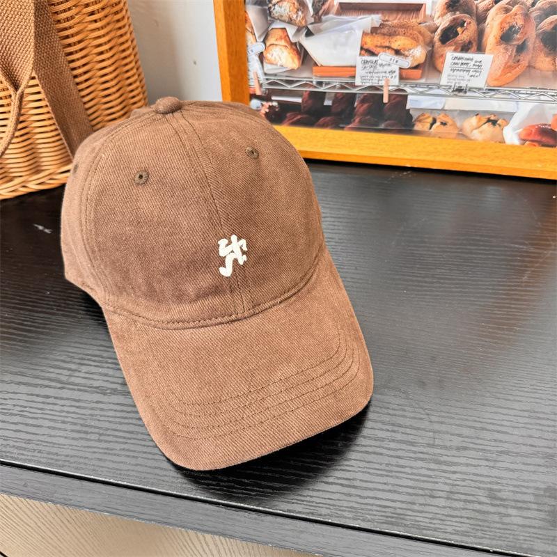 Big Head Hat Hard Top Baseball Hat Men's Wide Hat Brim Larger and Darkened Face with Small Big Hat Brim Baseball Cap Women