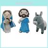 Jesus Plush Toy 32cm/12.6in Cartoon Style Crystal Ultra Soft Customizable Design