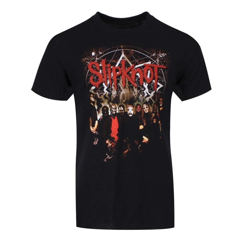 Slipknot Metal Band Unisexs TShirt 100Cotton Unisex ONeck Short Sleeve Oversized Y2k Popular Fashion Horror Style Fans Gifts