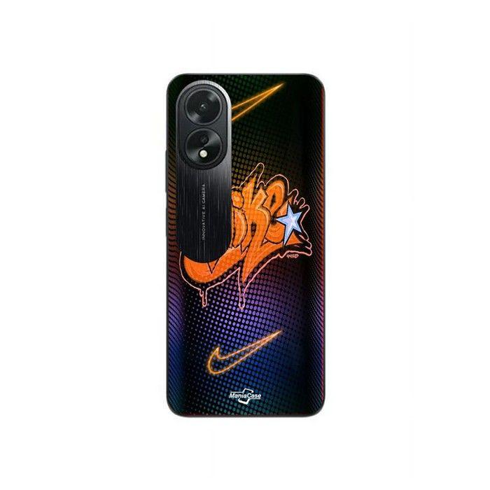 Phone Case - MANIACASE - Oppo A58 - Silicone TPU - Flexible - Nike Just Do It