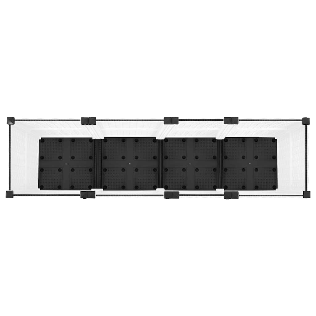 vidaXL Hochbeet 160x40x38 Cm Polypropylen