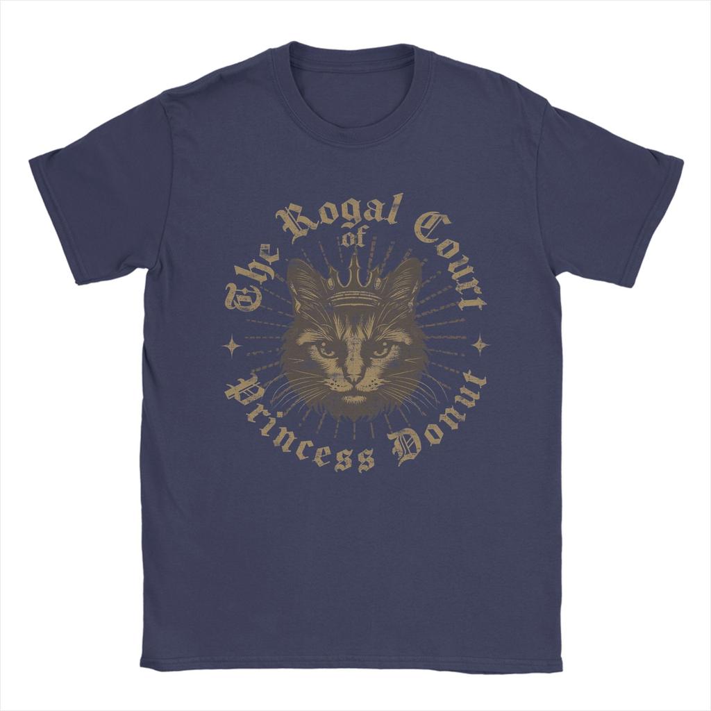 Dungeon Crawler Carl Princess Donut T Shirt Men Cotton Vintage TShirts Crew Neck  Tee Shirt Short Sleeve Clothing Plus Size
