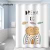 JINRUN Bathroom Thickened Waterproof Curtain Mildew Proof Shower Curtain Shower Partition Curtain Shower Curtain Bathroom Curtain Free Perforation