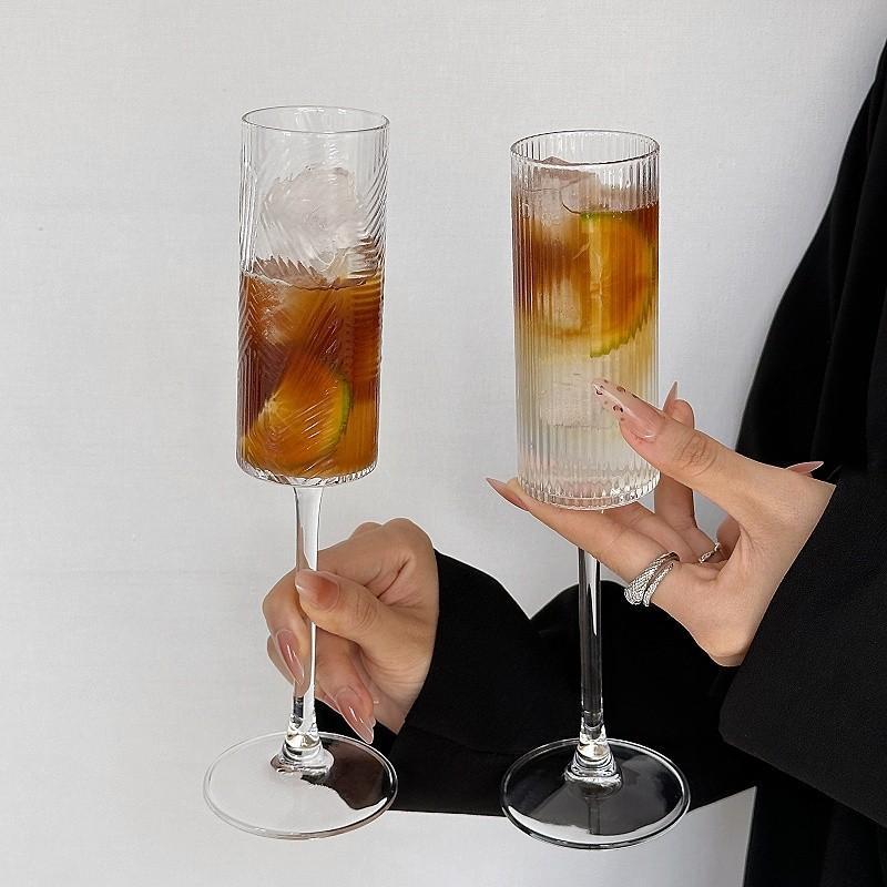 Luxury Unbreakable Plastic Goblet BPA Free Reusable Wine Glass for Cocktail Champagne Bar Party Camping Travel
