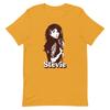 Stevie Nicks Portrait Graphic Tee Shirt Mustard Yellow Unisex 100% Cotton T-shirt Mens Tees Top
